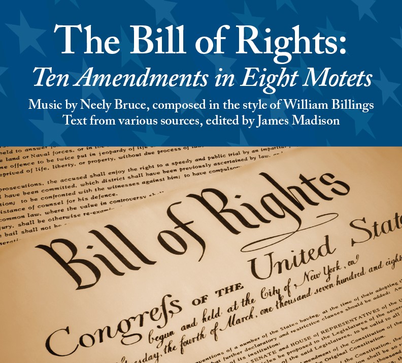 Constitution Day performance of “The Bill of Rights: Ten Amendments in Eight Motets”